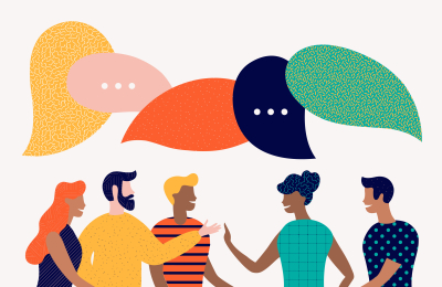 People talking